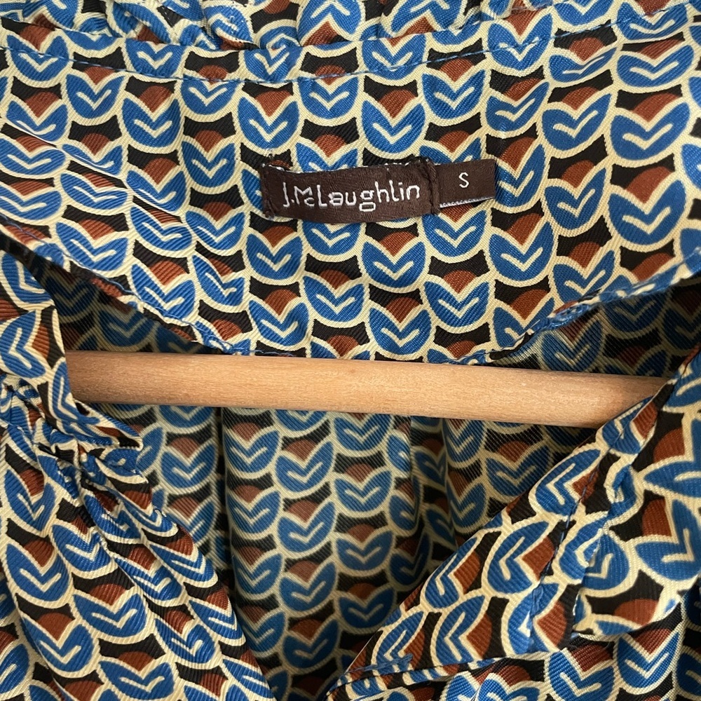 J.McLaughlin Liberty Silk-Blend Dress - Picture 5 of 9